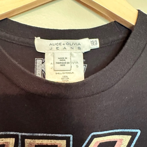 Alice + Olivia Women's XS /S Miller Ruffle Shoulder - Picture 2 of 6